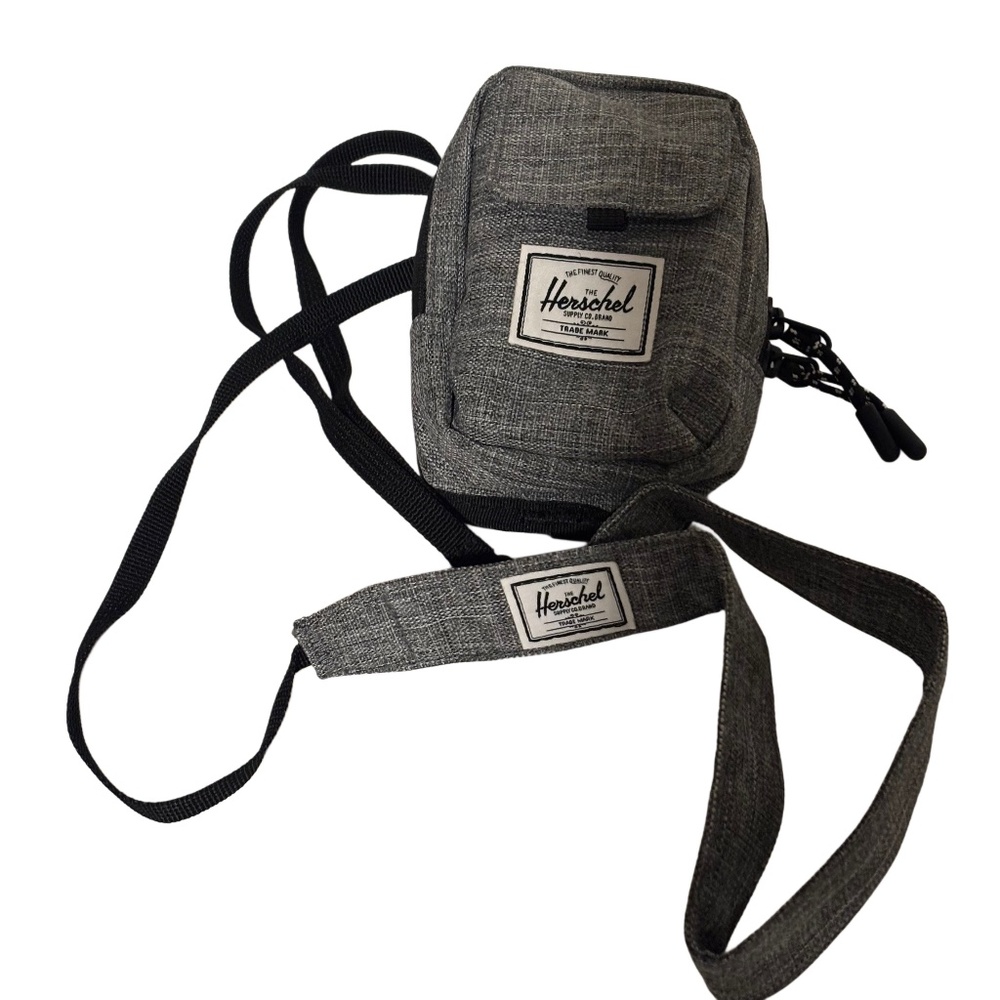 Herschel Supply Co Herschel Form Crossbody Bag in Raven Crosshatch